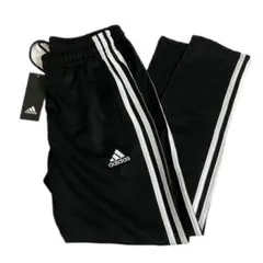 新品　adidas アディダス　トラックパンツ　ジャージ　3本ライン　ブラック