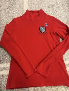 Kappa 赤 タートルネックシャツ M