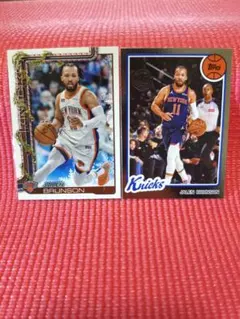 2枚セット Topps Jalen Brunson ジェイレン・ブランソン