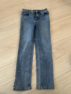 GU ハイウエストシガレットアンクルジーンズ L