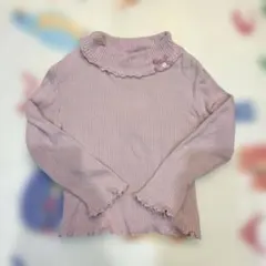 タルティーヌエショコラ　ハイネック長袖カットソー　110