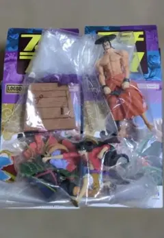 ワンピース フィギュアセット プチラマ 2種 ＆ ワーコレ シルバーズ・レイリー