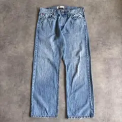 リーバイス569 Levis W34 ブルーデニム 青 古着 ボトム 16869