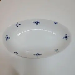 ロイヤルコペンハーゲンブルーパルメッテ オーバルディッシュペア27.5