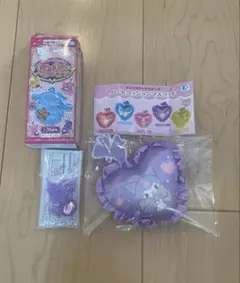 新品未使用❣️ハートクッションマスコット⭐️キラキラペンダント⭐️クロミちゃん