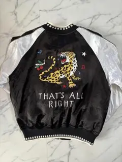 新品未使用タグ付き【RNA】チャイナスカジャン　刺繍スカジャン　シルバー　M RNA（アールエヌエー）の「J2121 チャイナスカジャン（ブルゾン）」 - WEAR