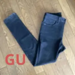 GU スキニーデニム　ブラック　70