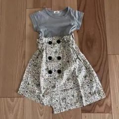 pairmanon 半袖 トップス 花柄 ショートパンツ セット 90のサムネイル