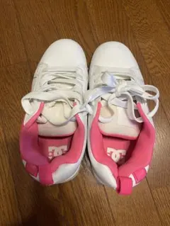 DC SHOES スニーカー ホワイト ピンクのサムネイル