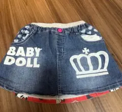 ミニーマウス柄 BABY DOLL スカート