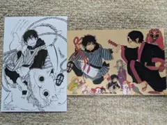 NARUTO 色紙 2枚セット うちはイタチ うちはサスケ うずまきナルト