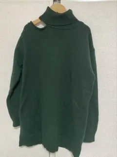 MURUA タートルネック オープンショルダー ニット