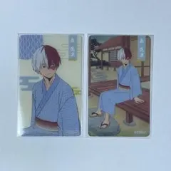 僕のヒーローアカデミアヒロアカ アニメイト 浮世絵 クリアカード 轟焦凍