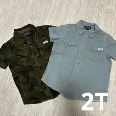 ポロラルフローレン 半袖シャツ 2T 2枚セット