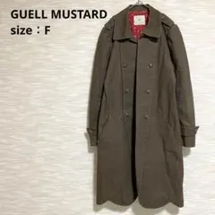 GUELL MUSTARD グエルマスタード ロングコート【F】前開き 1489