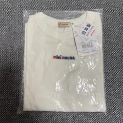 【新品】MIKI HOUSE 長袖カットソー ロンTホワイト110cm 日本製