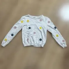 H&M 130センチ　コットンセーター　花柄