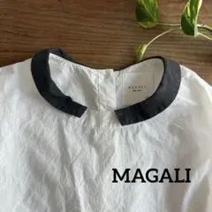 MAGALI マガリ　襟　コットン100% シャツ