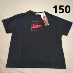 150 コカ・コーラ　cocacola 半袖　Tシャツ 黒　ブラック