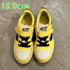 VANS NITORO 18cm スニーカーキッズ　イエロー　ホワイト　ブラック