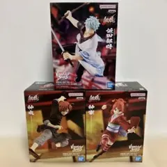 新劇場版 銀魂 吉原大炎上 フィギュア3箱Set まとめ売り！銀時 神楽 神威