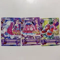 アイカツ！　神崎美月　レッドムーンカクタス コーデ　3枚組