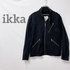 【ikka イッカ】ブラック メンズアウター　カジュアル　ジッパーポケット　XL