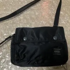 ポーター タンカー ショルダーバッグ 黒 TANKER ブラック 斜め掛け