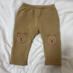 baby gap クマ パンツ裏起毛　6-12ヶ月
