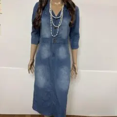 MILI.K 　春♡大人気デニムロングワンピース