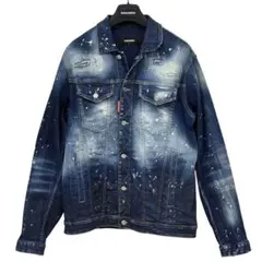 상태좋음 DSQUARED2 데님 재킷 페인트 피해 Dan Jean