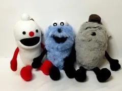 【廃盤品】パペットスンスン ノンノン ゾンゾン ぬいぐるみ M 3点セット