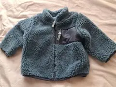 H&M フリースジャケット 4-6M 青