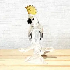 【値下げ不可】スワロフスキー バタンインコ キバタン オウム Cockatoo