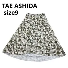 美品　TAE ASHIDA 近年モデル　迷彩柄 フレアスカート カモフラージュのサムネイル