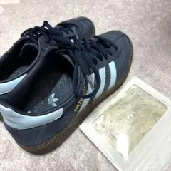 adidas spezial 25cm カスタムシューレース付き　ネイビー