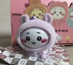 新品 MINISO ちいかわ フェイスチェンジマスコット モモンガ　入れ替わり①