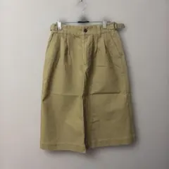 MHL. ベージュ ひざ丈スカート