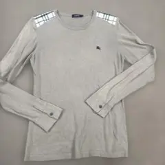 BURBERRY BLACK LABEL ベージュ長袖カットソー