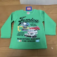 Tomica ミニカー プリント 裏起毛トレーナー