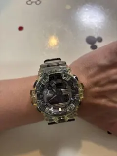 G-SHOCK GA-400SK ネオンイエロースケルトン - メルカリ