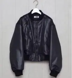 ＜H＞FAKE LEATHER BLOUSON 定価¥71,500