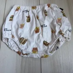 tete a tete ハンバーガー柄 ボトムス 70-80cm