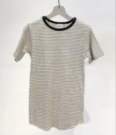 CITY SHOP ヘルスニット ベーシック ボーダー　　クルーネック Tシャツのサムネイル