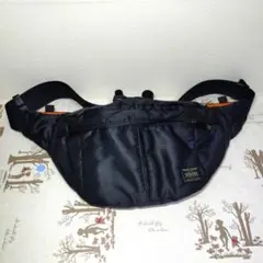 PORTER ブラック ウエストポーチ