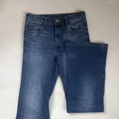 h&m ハイウエストフレアデニム サイズ40