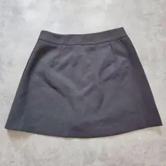 グレイル スカパン 台形 スカートパンツ ミニスカート風　L グレー 1579H