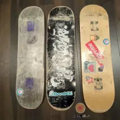 Connect スケートボードデッキ 3枚セット