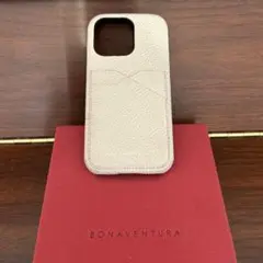 BONAVENTURA スマホケースiPhone14pro アイボリー