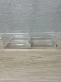無印　アクリルケース　2段ボックス